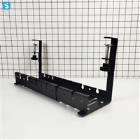 Retractable under-desk cable tray Perforation-free desk cable tray Cable tray insert and arrange wire storage rack